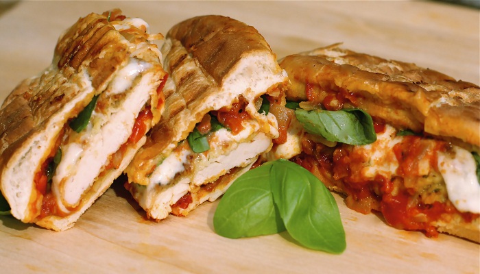 Grilled Chicken Parm Hero-Netmarkers