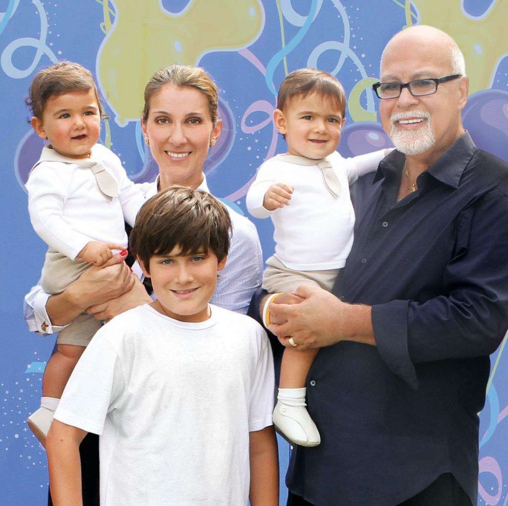 celine-dion-old pic with 3 kids- Netmarkers