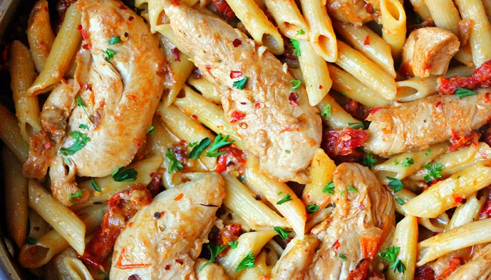 Sundried Tomato–Chicken Spaghetti Recipe-Netmarkers