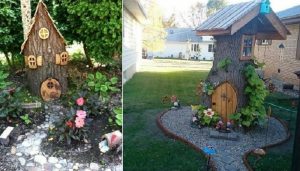 Convert-your-tree-stump-into-a-fairy-house-Netmarkers