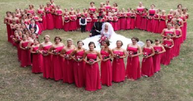 Bride-had-110-bridesmaids-Netmarkers