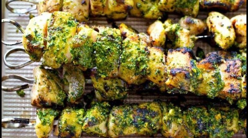Grilled Pesto Chicken Kababs Recipe For All Chicken Lovers - NetMarkers